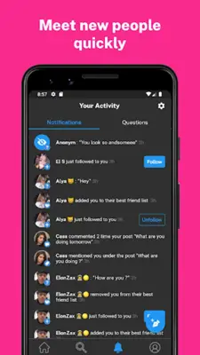 Fill - Meet people quickly android App screenshot 1